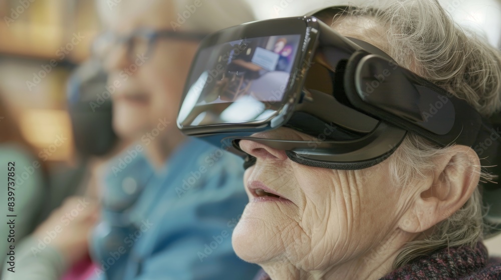 Poster a the guiding a client through a vr memory recall session immersing them in past experiences