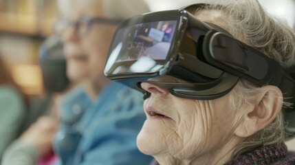 A the guiding a client through a VR memory recall session immersing them in past experiences