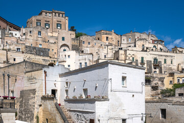 Obraz premium The Old town of Matera, Basilicata Region, Italy