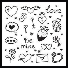 Hand Drawn Doodle Art Vector Illustration for Decoration of artworks, Doodle art, lineart illustration, doodle lines, design elements