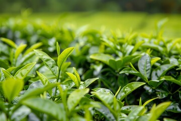 Obraz premium Tea leaf collection area on estate