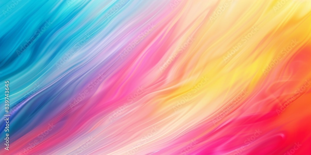 Poster abstract colorful diagonal swirls blurred background