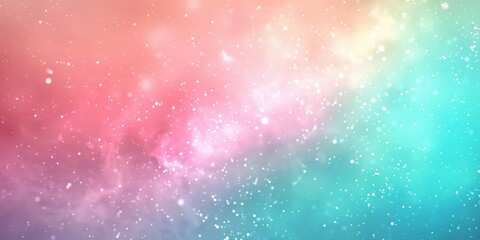 Holographic Pink And Blue Gradient With Sparkling Glitter