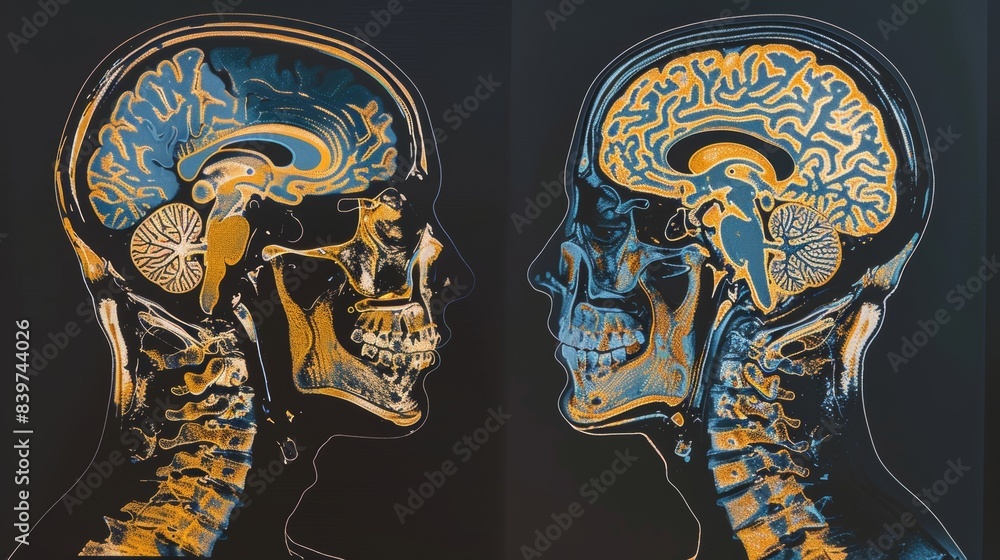 Aufkleber a before and after image highlighting the progress made by a patient after completing a series of co
