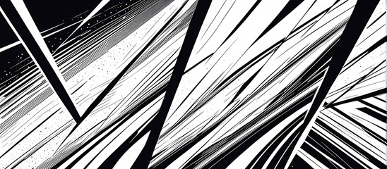 Obraz premium Experience dynamic manga and anime comic speed lines with alpha channel