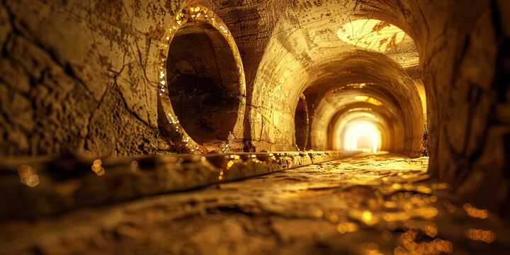 Underground Catacombs: A maze of tunnels and chambers, resembling ancient catacombs, complete with eerie lighting and mysterious artifacts.