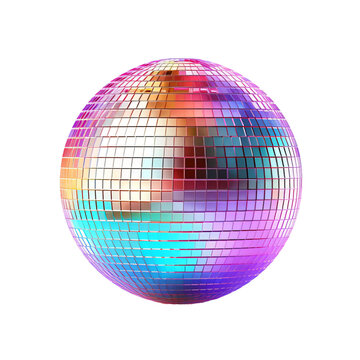 purple disco ball