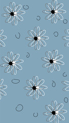 fondo vector flores 