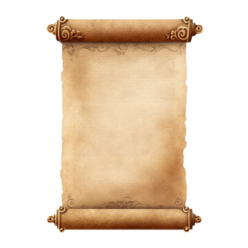 old paper scroll