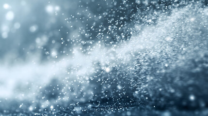 Obraz premium Abstract background of White noise resembling a snowstorm, clean graphics, depth of field