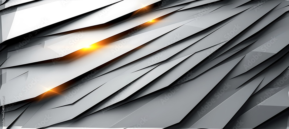 Poster a grey background with abstract lines and geometric lines