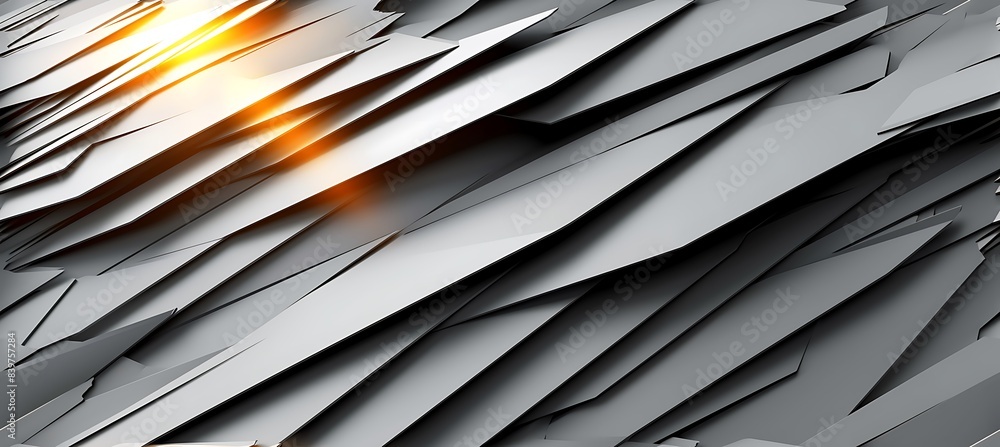 Poster a grey background with abstract lines and geometric lines