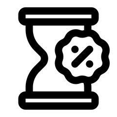 flash sale icon for illustration