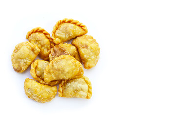 Mini curry puff. Thai dessert