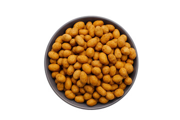 Coconut cream coated peanuts snack