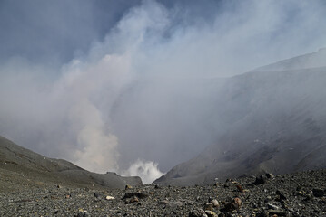 Mt. Naka-dake, Aso, Kumamoto, Japan