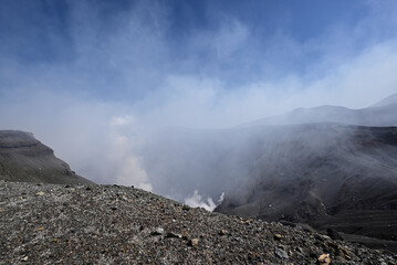 Mt. Naka-dake, Aso, Kumamoto, Japan
