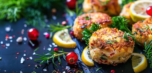 Fototapeta premium christmas cake with candles