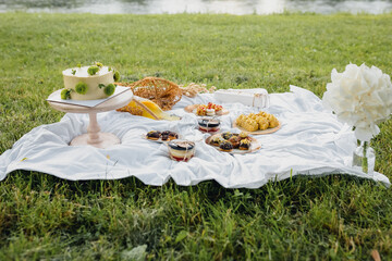 Lakeside Picnic Feast on the park