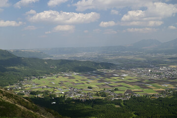 Fototapeta premium Scenic point, Aso, Kumamoto, Japan