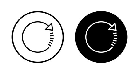 Refresh icon vector isolated on white background. Reload icon vector. Update icon. convert icon