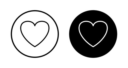 Heart icon vector isolated on white background. Heart vector icon. Like icon vector. Love