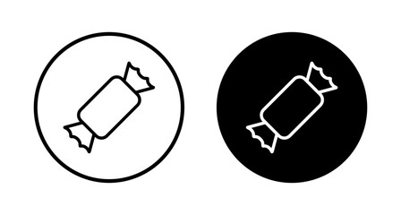 Candy icon vector isolated on white background. Candy vector icon