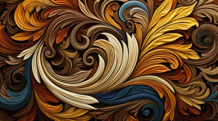 Elevate your design projects with an elegant scribble pattern featuring intricate details and a flat texture.