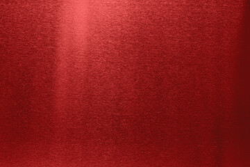 Beautiful red foil as background, top view