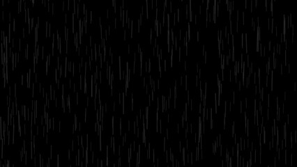 Falling raindrops footage animation in realtime on  black background,  Rain Overlay Background At Night,
Rain on Black Background. Rain Animation. High quality, Heavy rain drop in rainy