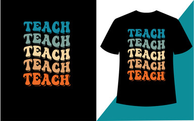 Retro wavy groovy, typography style, vintage ,typeface in bundle, 70s 3d style rainbow color t shirt design