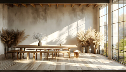 Obraz premium interior of a dining room