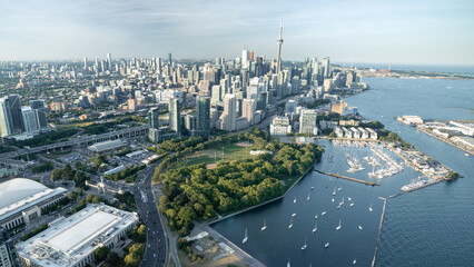 Toronto city skyline, Ontario, Canada