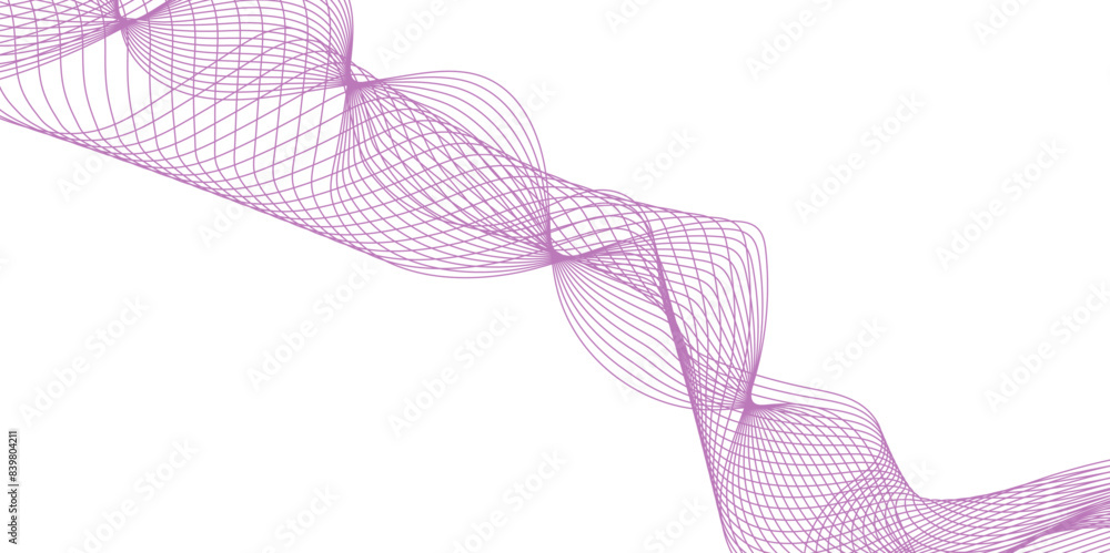 Aufkleber abstract wavy colorful stream element for design on transparent background isolated. colorful lines 