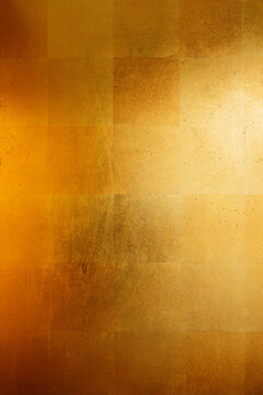 vintage gold leaf japanese folding screen paper texture