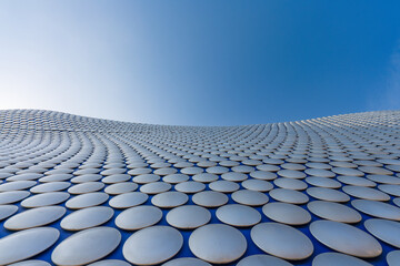 Sky with dots pattern background