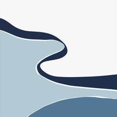 Abstract Coastal Lines