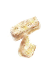 トーストのふんわり手描きイラスト