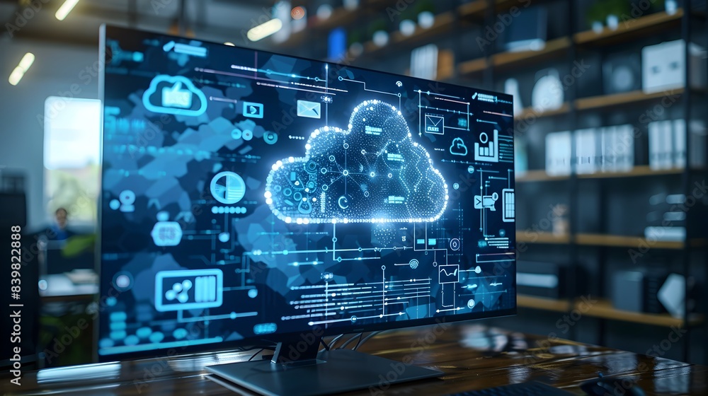 Poster cloud based video conferencing tool connecting global teams in real time cloud computing technology 