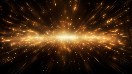 Naklejka premium abstract glowing lights effect on black background