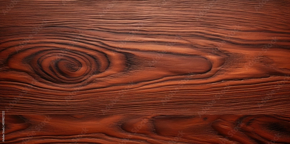 Poster wood grain textured background with a circular object in the foreground