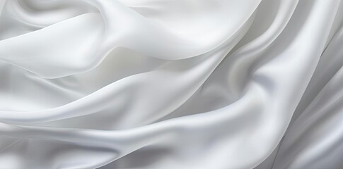 Obraz premium white fabric texture as a background a white fabric with a pattern of alternating stripes and solid colors, arranged in a row from left to right