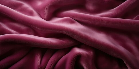 Obraz premium velvet textured fabric in pink and purple hues arranged in a row from left to right, with a isolated background
