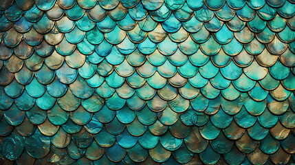 turquoise mermaid scale texture