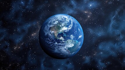 Obraz premium An artistic interpretation of an abstract planet weather illustration for a globe meteorology study, celebrating Global Meteorological Day. 