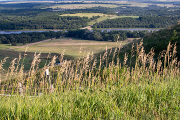 Niobrara National Scenic River in Nebraska summer times . High quality photo