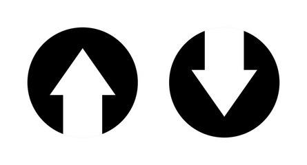 Arrow up and arrow down icon © ValGraphic