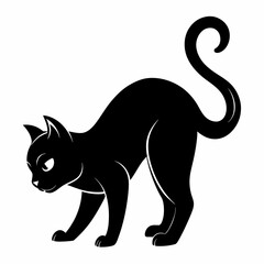 black cat silhouette