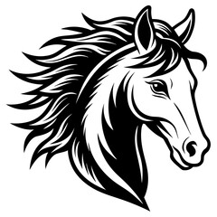 horse head silhouette