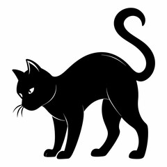 black cat silhouette